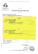 Publication de mariage LACOMBE – RODRIGUEZ 08 02 2024